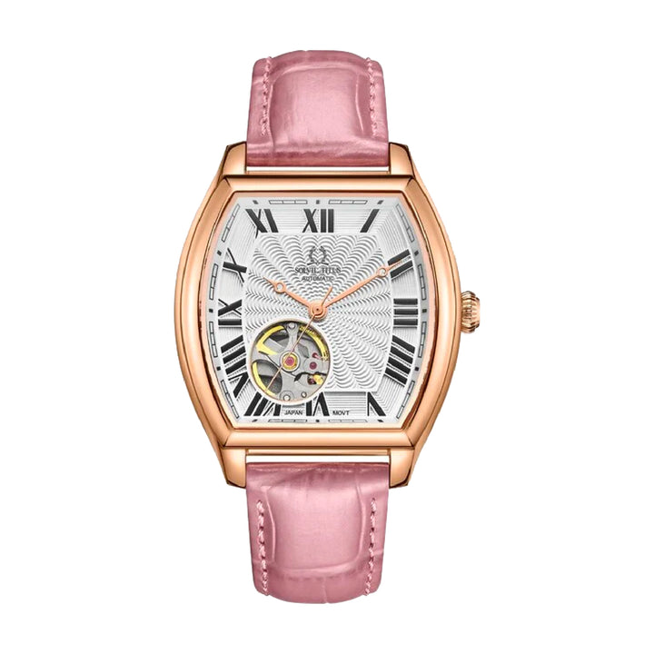 SOLVIL ET TITUS BARRIQUE W06-03269-005 3 HANDS MECHANICAL WOMEN WATCH