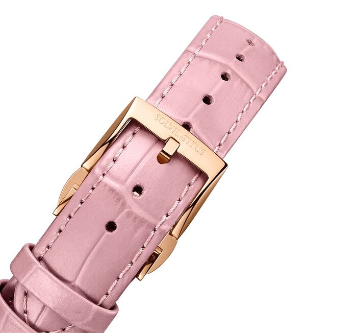 SOLVIL ET TITUS BARRIQUE W06-03269-005 3 HANDS MECHANICAL WOMEN WATCH