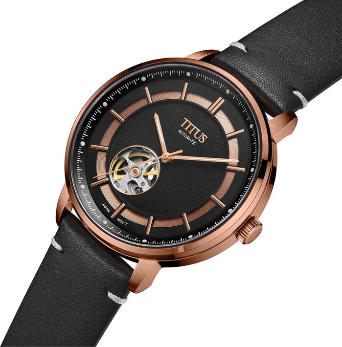 SOLVIL ET TITUS ENLIGHT W06-03277-007 3 HANDS AUTOMATIC MEN WATCH