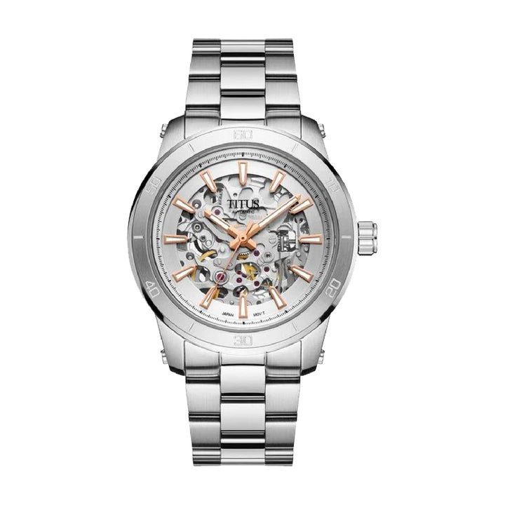 SOLVIL ET TITUS ASPIRA W06-03281-005 3 HANDS MECHANICAL STAINLESS STEEL WOMEN WATCH