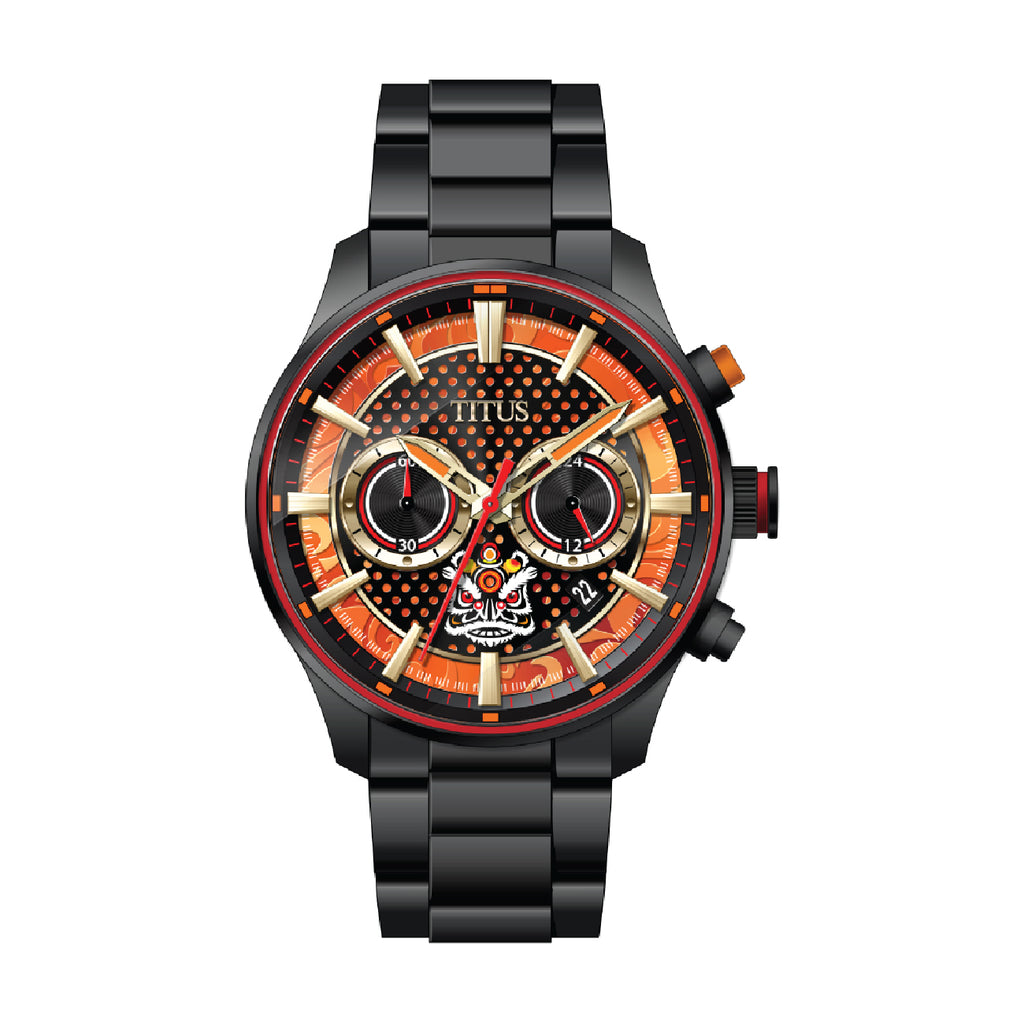 Lion　38 SOLVIL ET TITUS W06-03318-004 LION DANCE CHRONOGRAPH WATCH | CITY
