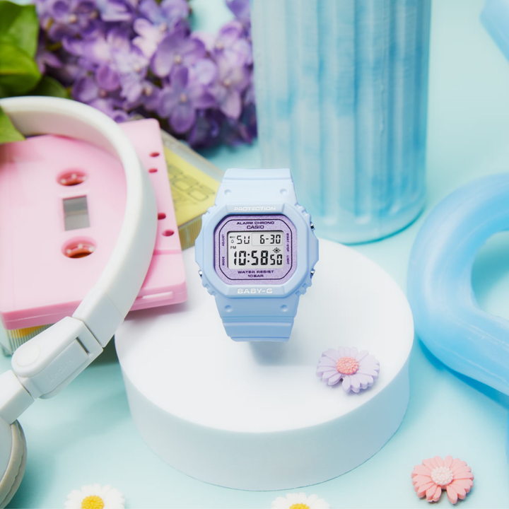 CASIO BABY-G BGD-565SC-2DR STANDARD DIGITAL BLUE WATCH