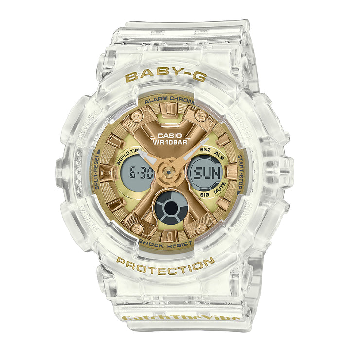 CASIO BABY-G BA-130CVG-7ADR SPECIAL COLOUR MODELS WHITE GOLD WATCH