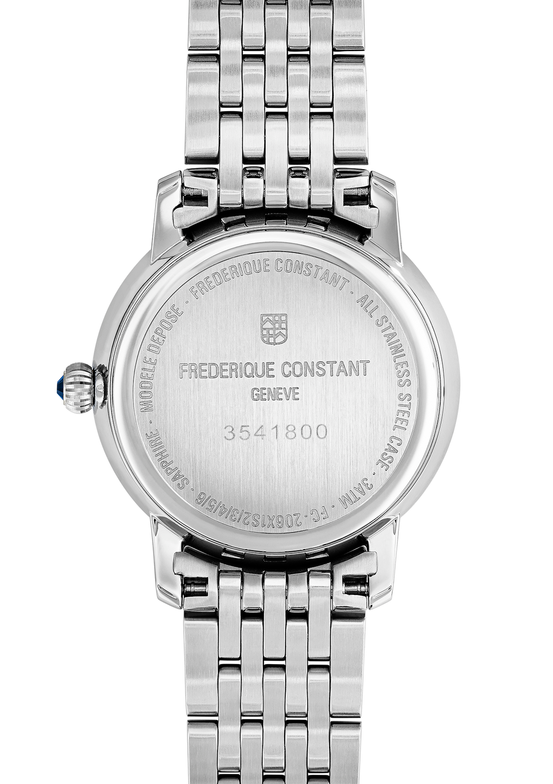 FREDERIQUE CONSTANT FC-206MPWD1S6B SLIMLINE LADIES MOONPHASE