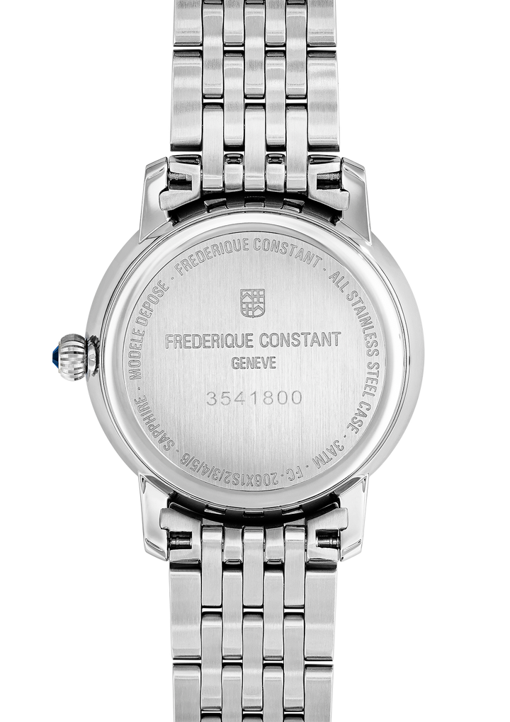 FREDERIQUE CONSTANT FC-206MPWD1S6B SLIMLINE LADIES MOONPHASE