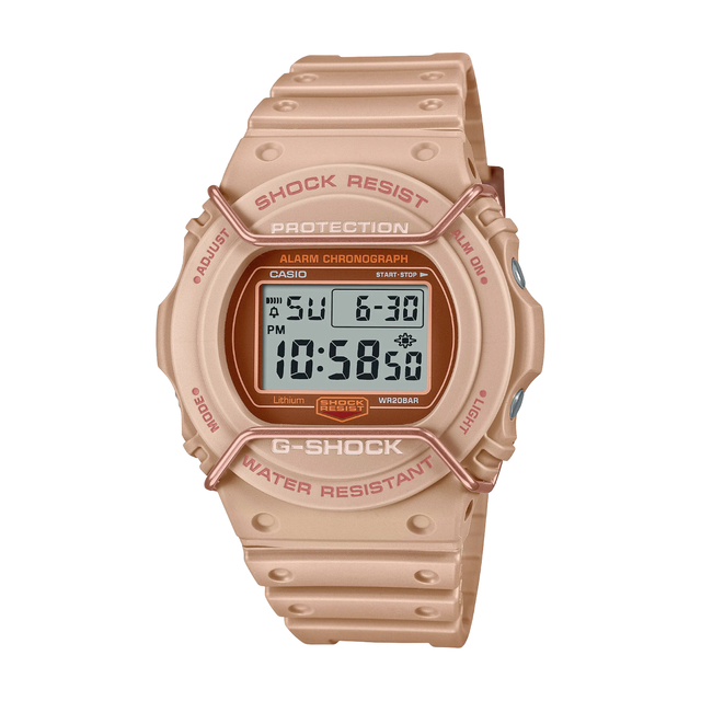 CASIO G-SHOCK DW-5700PT-5DR SPECIAL COLOR MODELS BEIGE WATCH