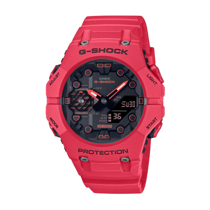 CASIO G-SHOCK GA-B001-4ADR ANALOG-DIGITAL RED WATCH