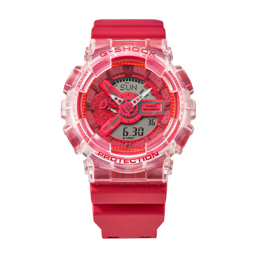 CASIO G-SHOCK GA-110GL-4ADR ANALOG-DIGITAL RED WATCH