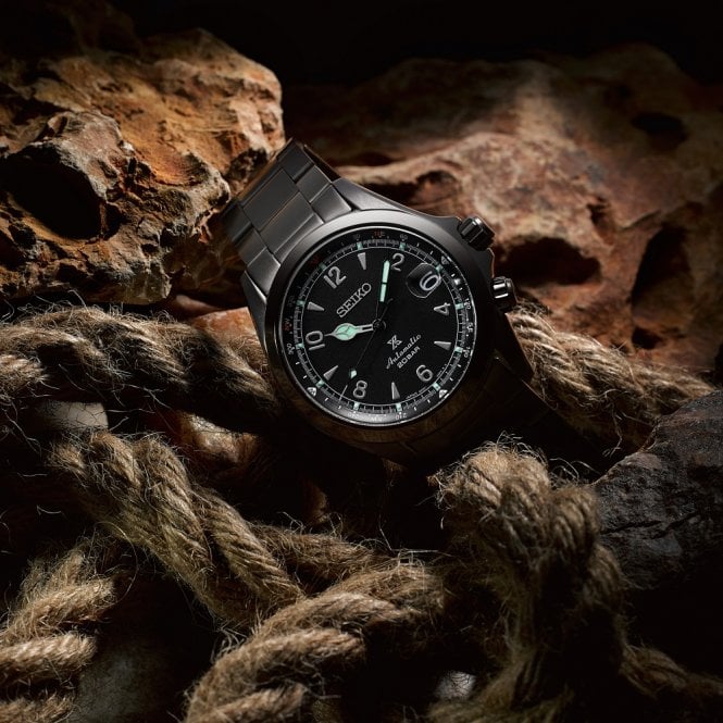 SEIKO PROSPEX SPB337J1 LIMITED EDITION ALPINIST BLACK SERIES NIGHT MEN WATCH