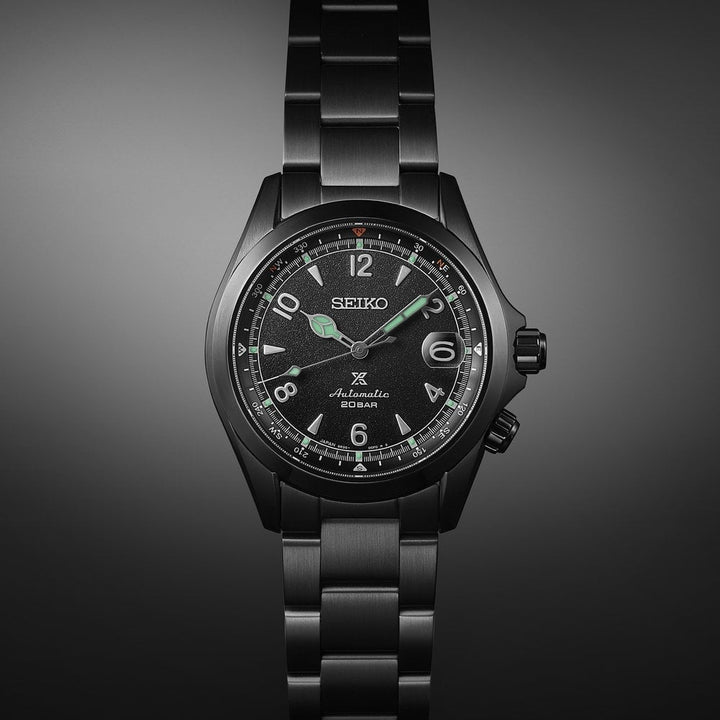 SEIKO PROSPEX SPB337J1 LIMITED EDITION ALPINIST BLACK SERIES NIGHT MEN WATCH