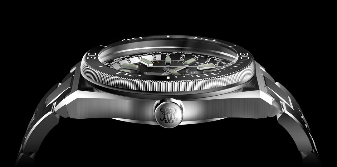 BALL ROADMASTER DG3032A-S-BKBK LIMITED EDITION WORLDTIME MEN WATCH