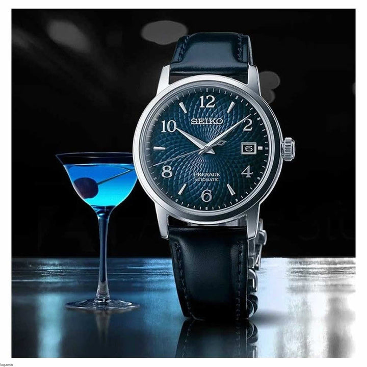 SEIKO PRESAGE SRPE43J1 COCKTAIL TIME "MANHATTAN" AUTOMATIC MEN WATCH